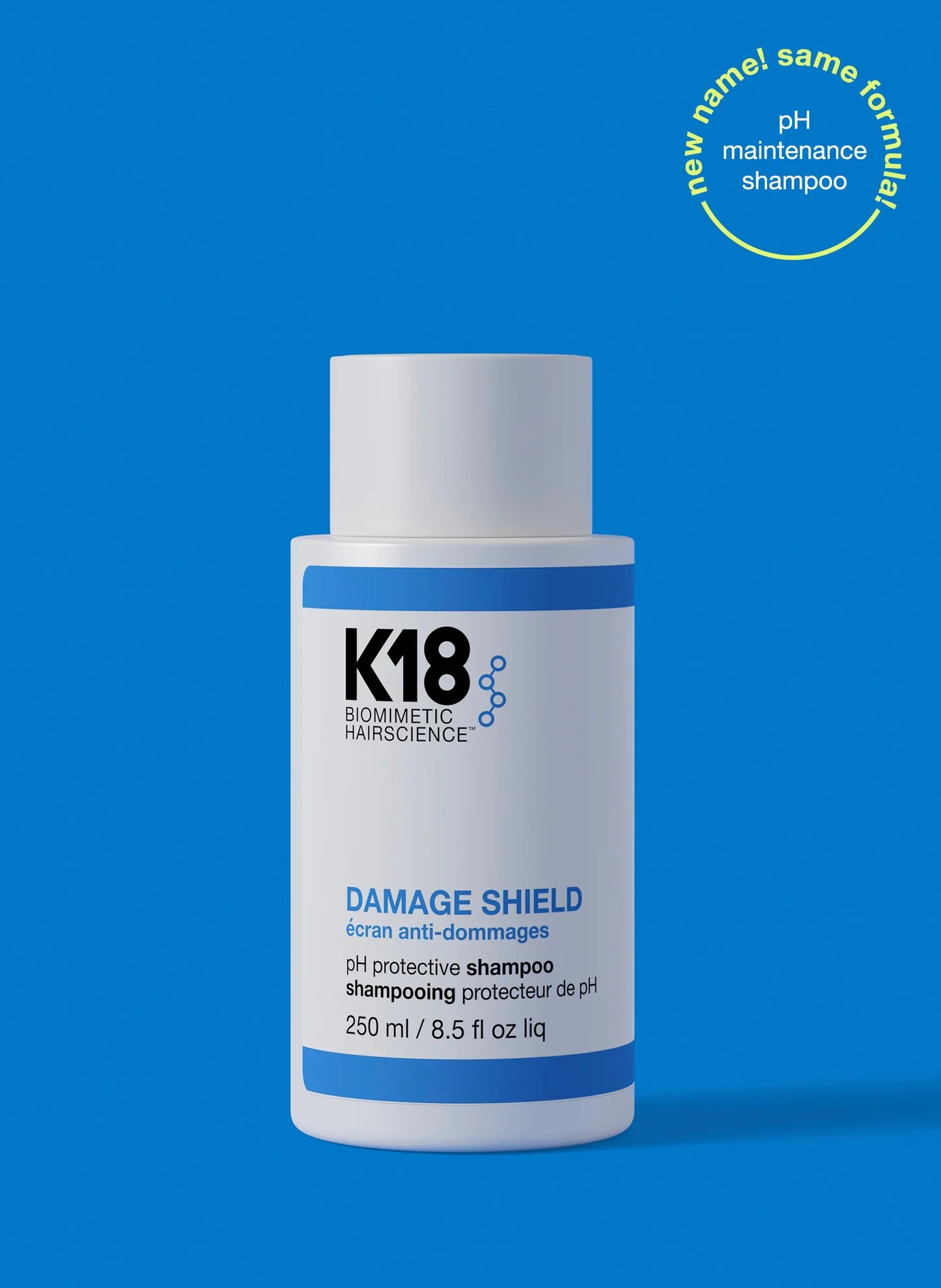 K18 DAMAGE SHIELD pH protective shampoo